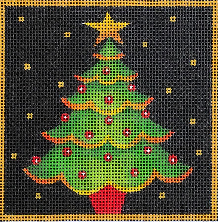 Tree with Gold Hems
