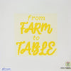 Farm to Table