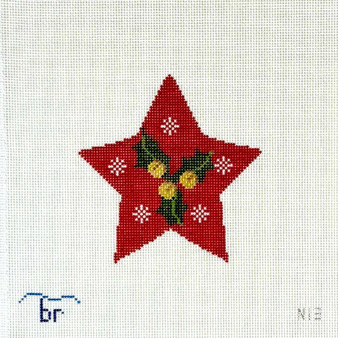 Star with Holly & Bells