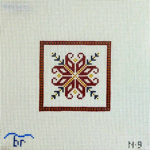 Square - Nordic  red/blue