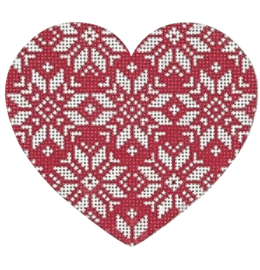 Nordic 2 Snowflake Heart
