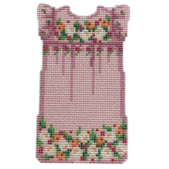 Oaxaca Dress - Light Pink and White