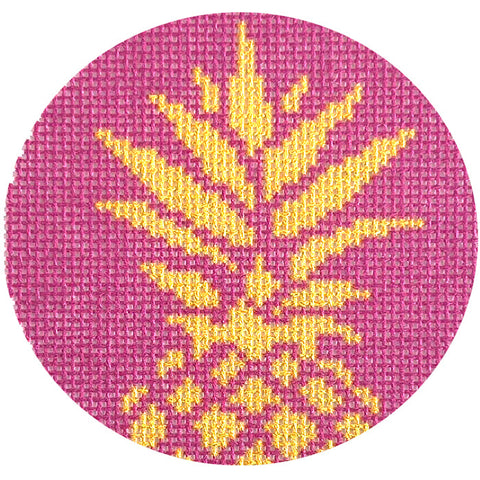 Round - Pineapple on Pink