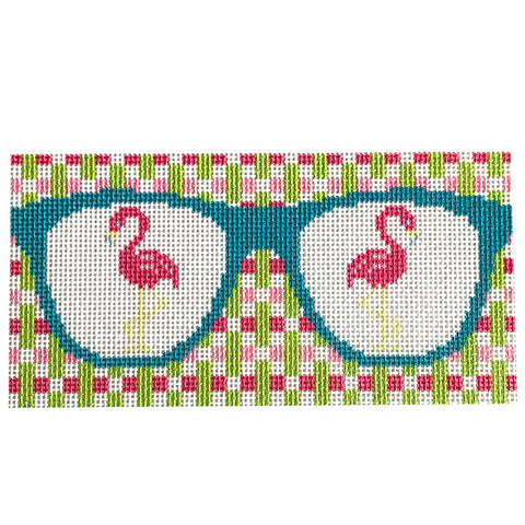 Eyeglass Case - Flamingos