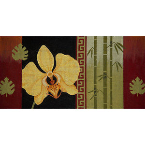 Oriental:Yellow Phalaenopsis & Bamboo