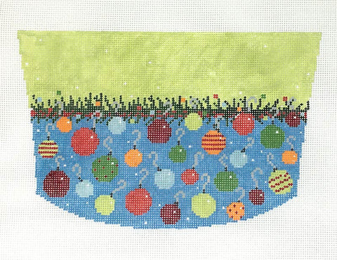 Stocking Cuff - So Many Baubles 13ct