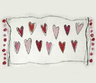 Wobbly Heart Bolster