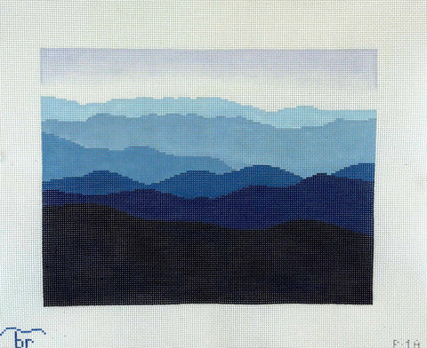 Pillow or Picture - P1A	Blue Ridge Mtn - large