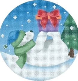 Polar Bear with Present