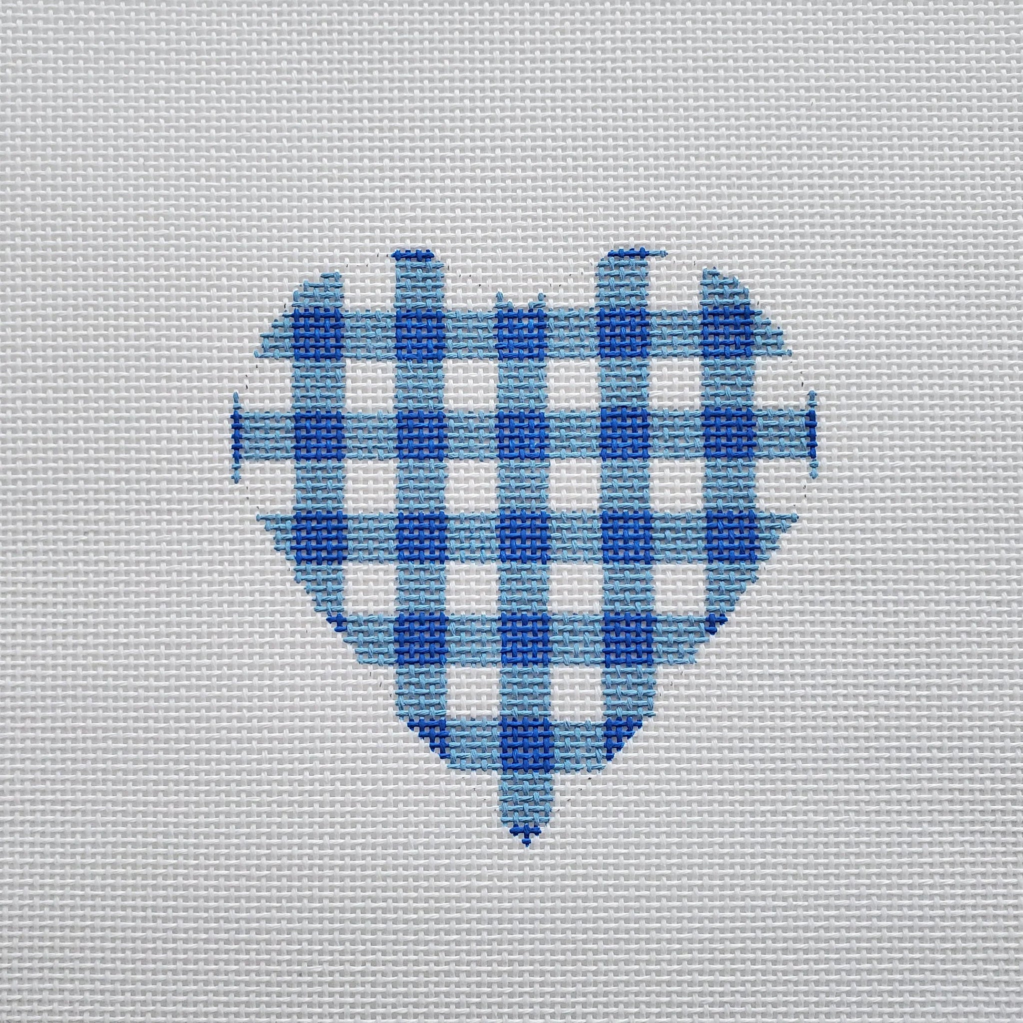 GINGHAM HEART - Blue