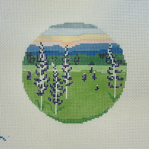 Round - Lupine Field