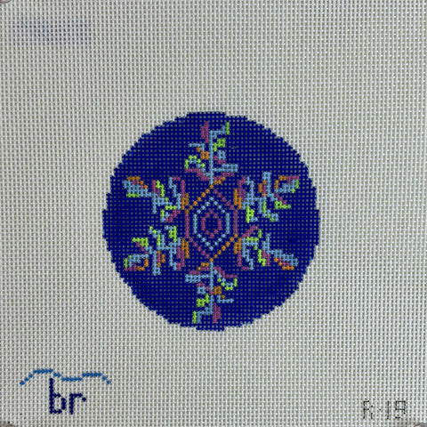 Round - Snowflake Crystal