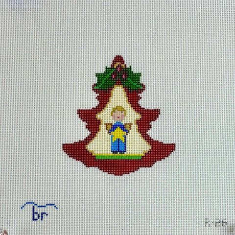 Oval - Tree, red - Boy with Heart