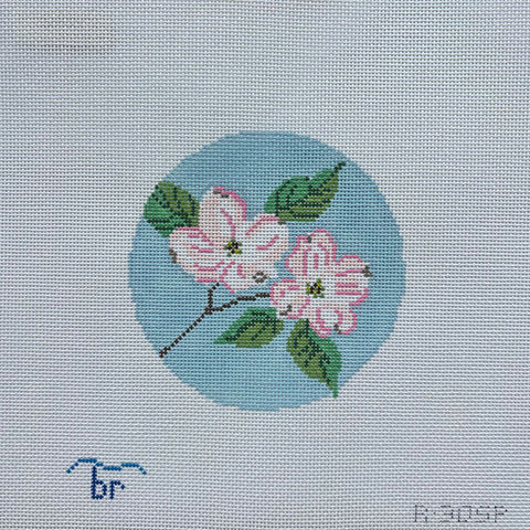 Round - Seasons: Spring - Dogwood Blossoms