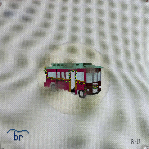 Round - 	Christmas Trolley