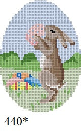 Egg 4" - Rabbit with Eggs