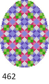 Egg 4" - Star Quilt