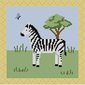 Jungle Animals - Zebra