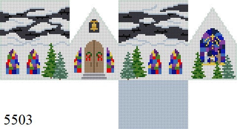 Mini House - Church, 18 mesh