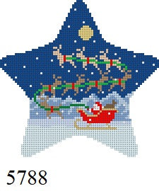 Star - Sleigh and 8 Reindeer