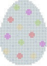 Egg Small - Blue Polka Dot