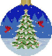 Ornament - Cardinal Tree