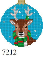 Ornament - Reindeer Face