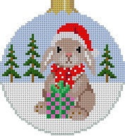 Ornament - Rabbit With Present