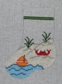 Mini Stocking - Crabby Christmas