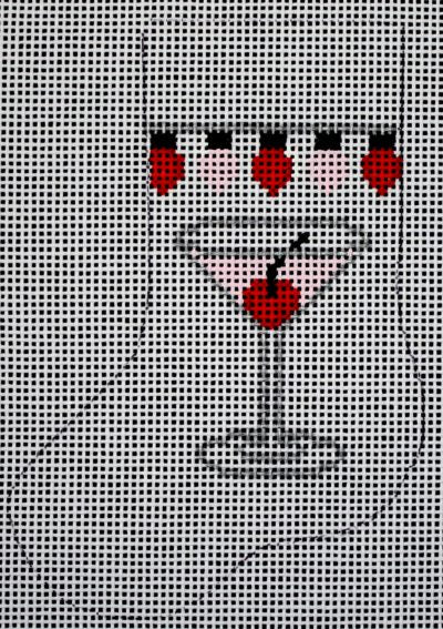Mini Stocking - Pink Lady with Cherry