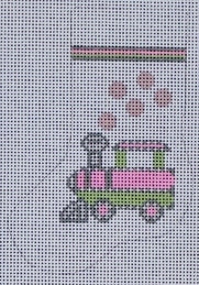 Mini Stocking - Choo Choo - pink