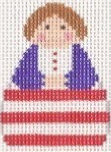 Angel: Red White Stripe with Blue