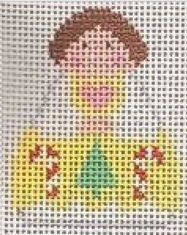 Angel: Yellow Angels with Candy Canes