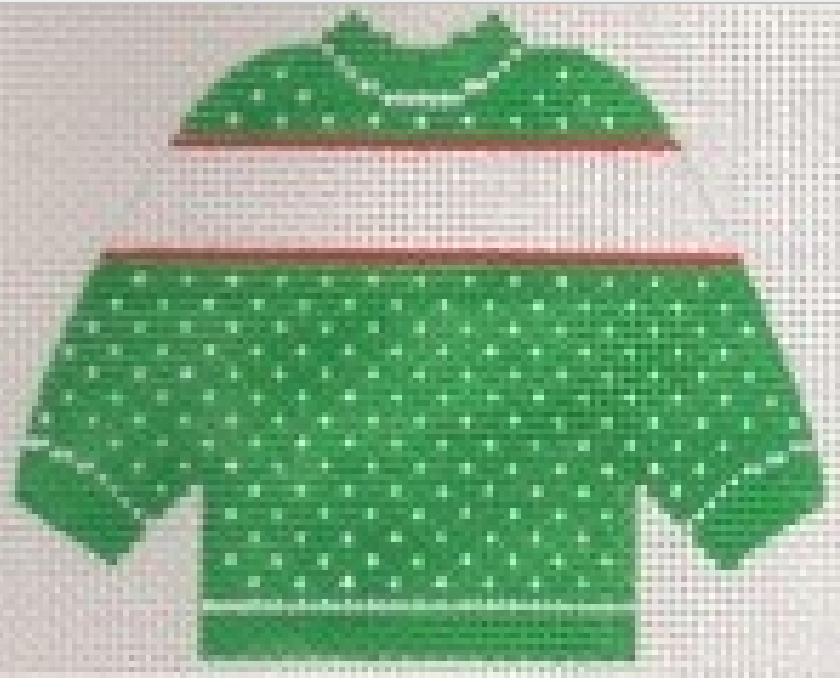 Sweater: Green with Personalization