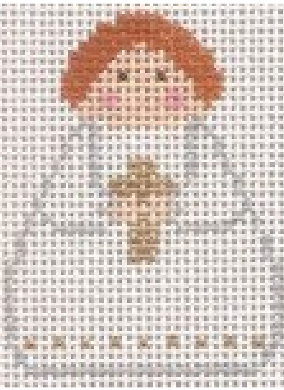 Angel: White Angel with Gold Cross