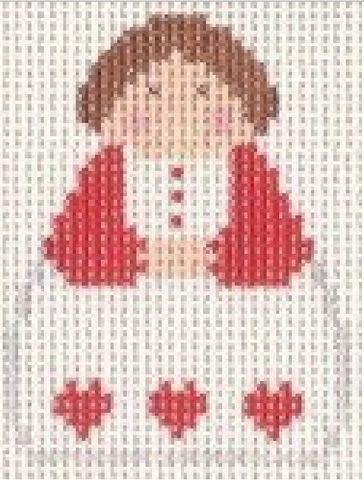 Angel: with Red Hearts