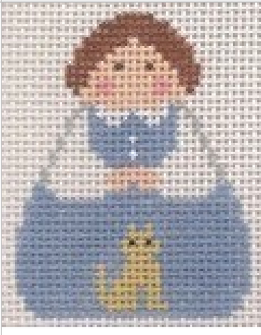 Angel: Blue Angel with Cat