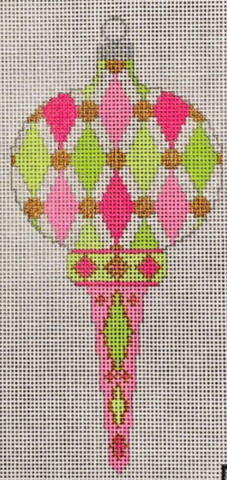 Christmas: Christmas "Preppy" Finial Ornament