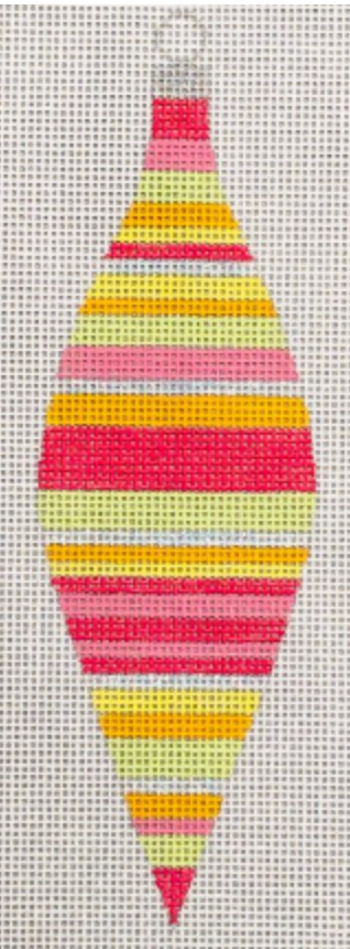 Christmas: Christmas "Tropical" Teardrop Ornament