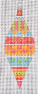 Tickled Pink - Palm Tree Teardrop