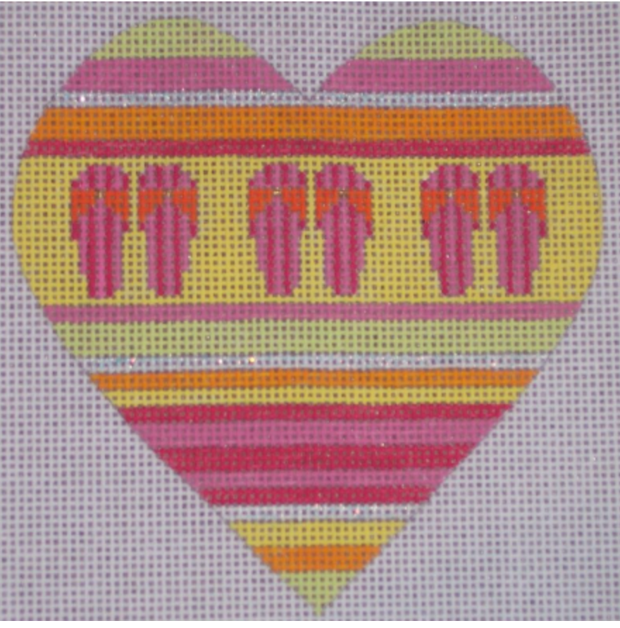 Christmas: Tickled Pink - Flip Flop Heart