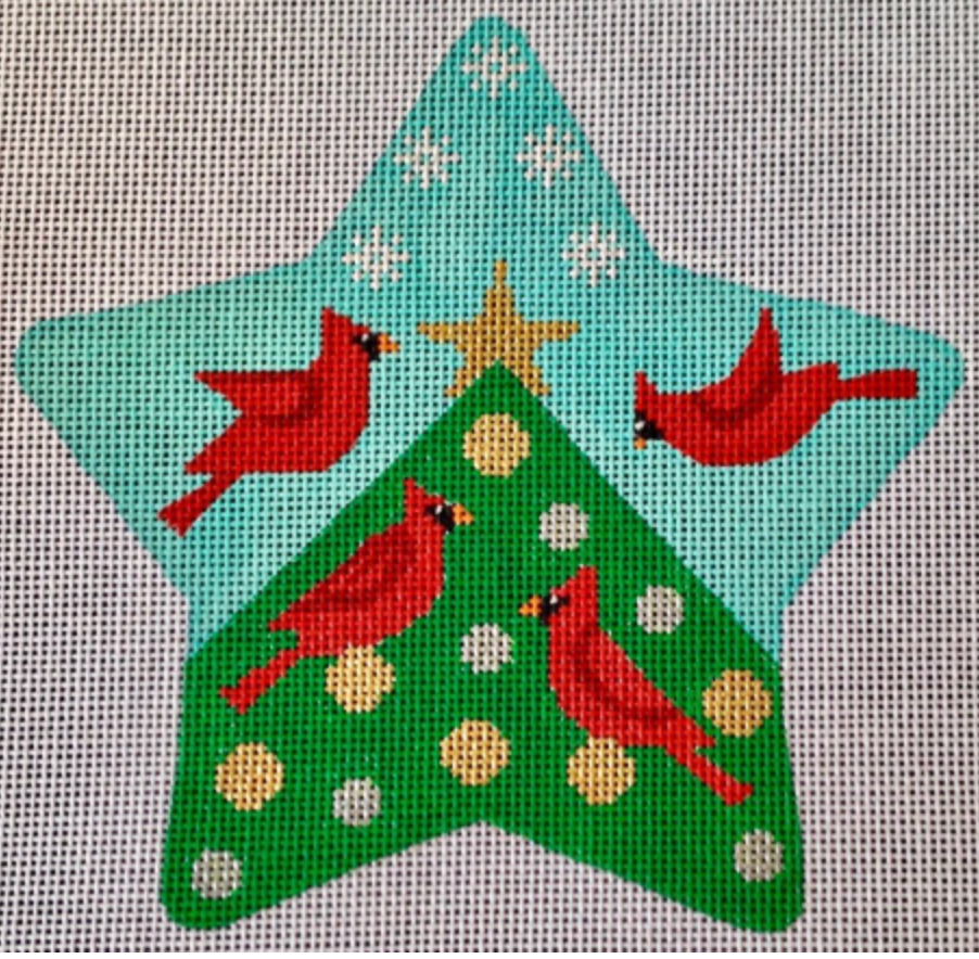 Star: Cardinals Star Traditional Colors