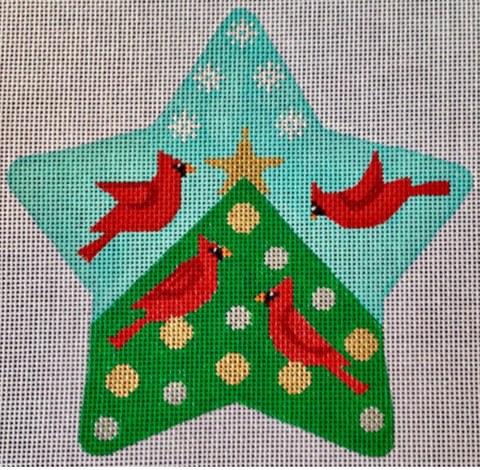 Star: Cardinals Star Traditional Colors