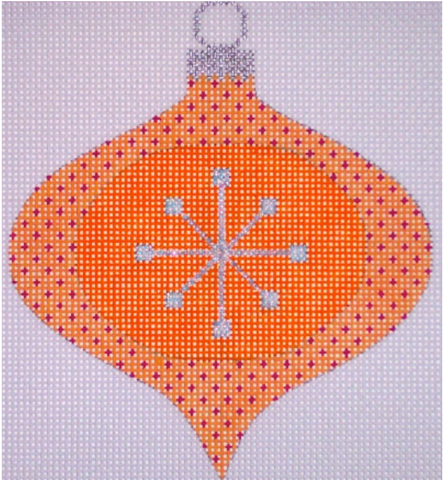 Christmas: Atomic Christmas Series - Orange Star Bauble