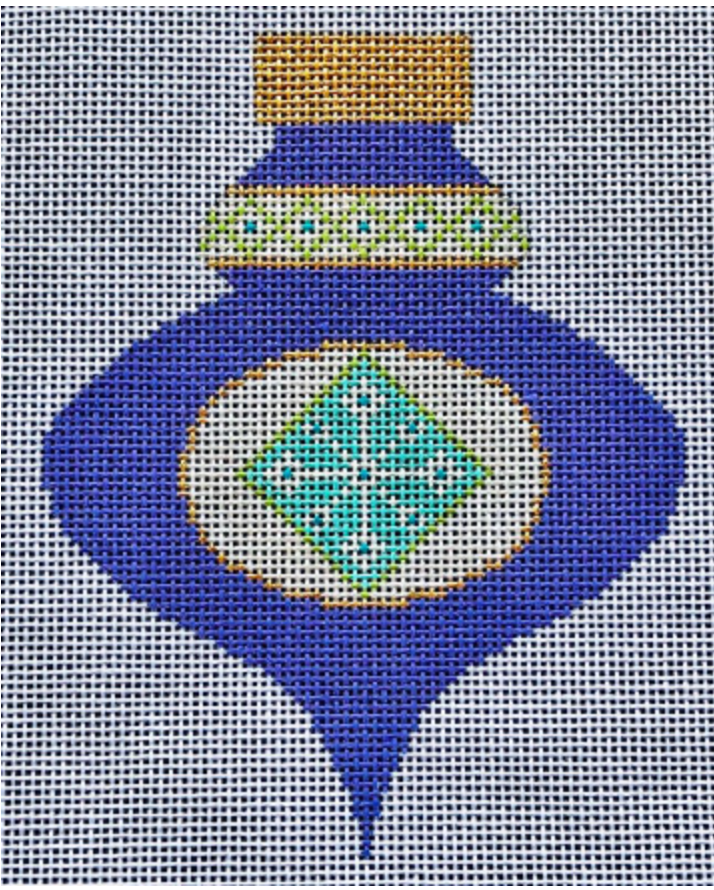 Christmas: Brilliant Baubles Ornament - Purple with Snowflake