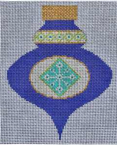 Christmas: Brilliant Baubles Ornament - Purple with Snowflake