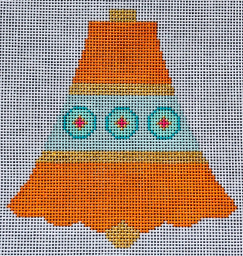 Christmas: Brilliant Baubles Ornament - Orange Bell