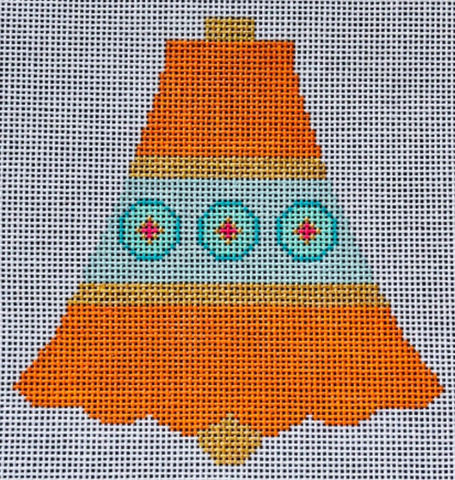 Christmas: Brilliant Baubles Ornament - Orange Bell