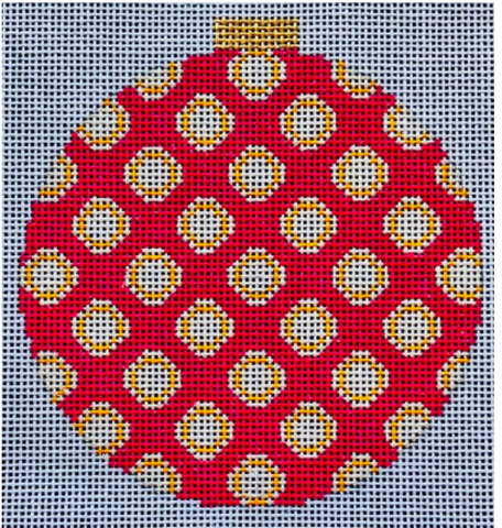 Christmas: Brilliant Baubles Ornament - Pink Dots Ball