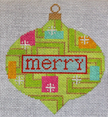 Christmas: Mod Merry Ornament